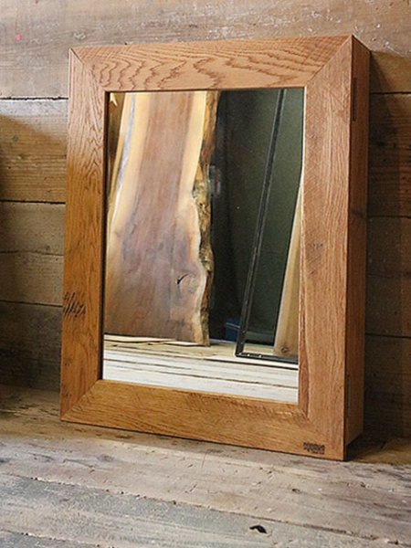 送料無料 ボックスミラー ウォールboxシェルフ オーク ミラー扉 Wall Box Shelf Mirror Door Wallbm02 Oak Square Online Shop