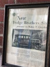 画像2: 送料無料！≪ビンテージ雑貨≫【1929's アメリカンポスター「New Dodge Brothers Six」USA  Poster/1枚単品】 (2)