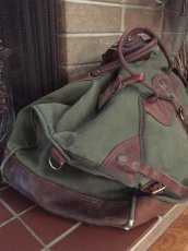 画像7: 送料無料≪ビンテージ雑貨≫【ORVIS キャンバス×レザーボストンバッグ/Boston bag /1個】 (7)