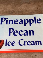 画像3: 送料無料！≪SVG≫【Pineapple Pecan Icecream/ラミネートポスター/ヴィンテージ・USED/1個 単品】 (3)