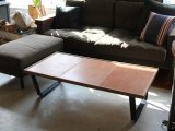 Leather Iron Table レザー テーブル ≪ローテーブル≫【LEATHER TABLE /鉄脚2タイプ/アイアン家具
