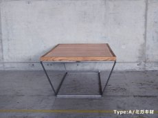 画像5: ≪ローテーブル≫【LEATHER TABLE /鉄脚2タイプ/アイアン家具】 (5)
