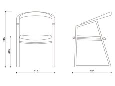 画像10: ≪宮崎椅子≫C Chair 背革張タイプ (10)