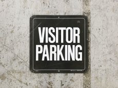 画像1: 送料無料≪SVG≫【Sign /VISITOR PARKING（EMED CO.）/サインプレート/1枚単品】 (1)