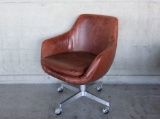 画像2: ≪椅子≫【-SQUARE original caster chair-/キャスターチェア/レザー・3color/1脚】 (2)