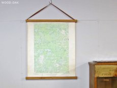 画像1: 送料無料！【インテリア雑貨】オリジナル 木製ポスターハンガー #001 /Wooden Poster hanger #001 (1)