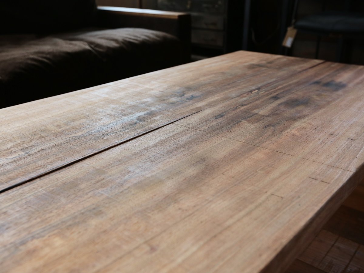 画像8: 【無垢一枚板 ニューギニアウォールナット W1130×D590×H348~378mm/鉄脚ショートorこたつ鉄脚セット/1台】 (8)