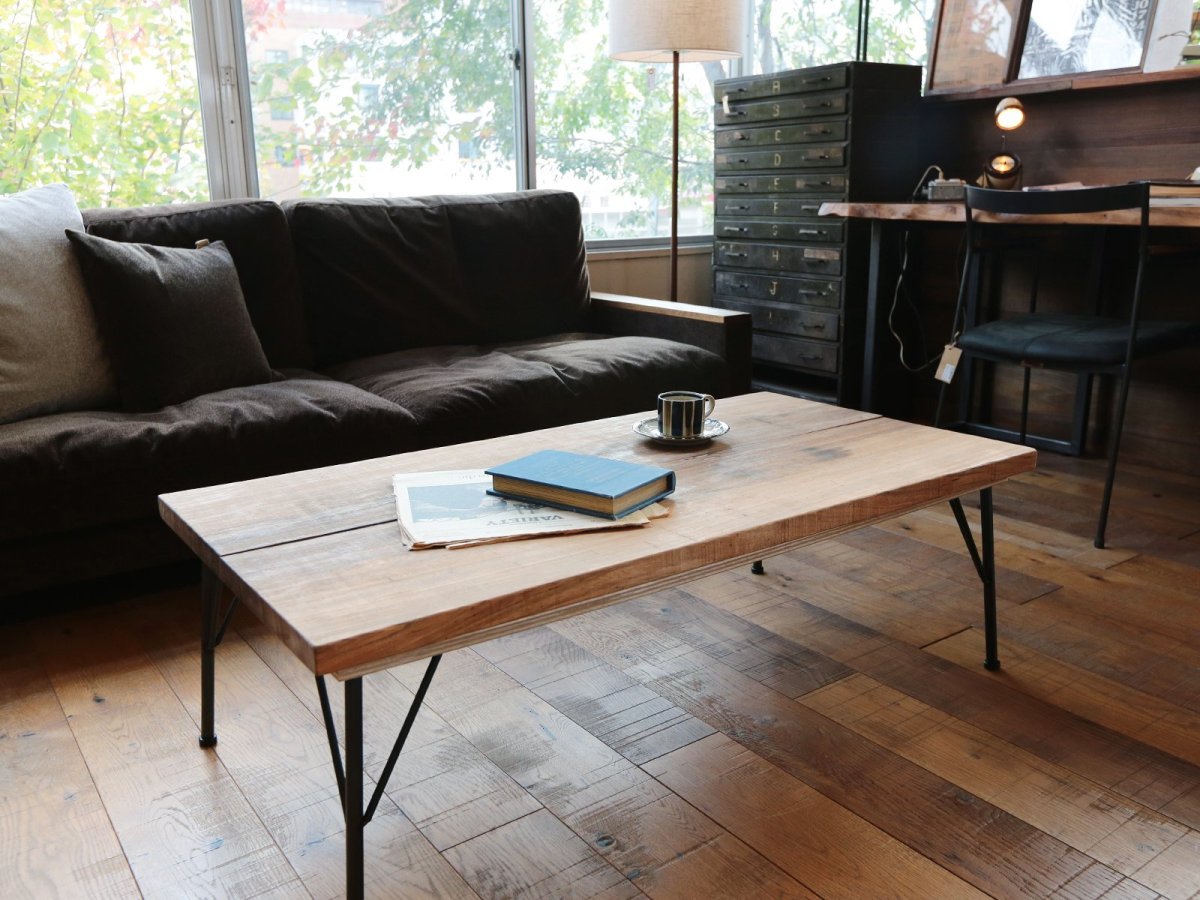 画像1: 【無垢一枚板 ニューギニアウォールナット W1130×D590×H348~378mm/鉄脚ショートorこたつ鉄脚セット/1台】 (1)