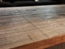 画像12: 【無垢一枚板 ニューギニアウォールナット W1130×D590×H348~378mm/鉄脚ショートorこたつ鉄脚セット/1台】 (12)