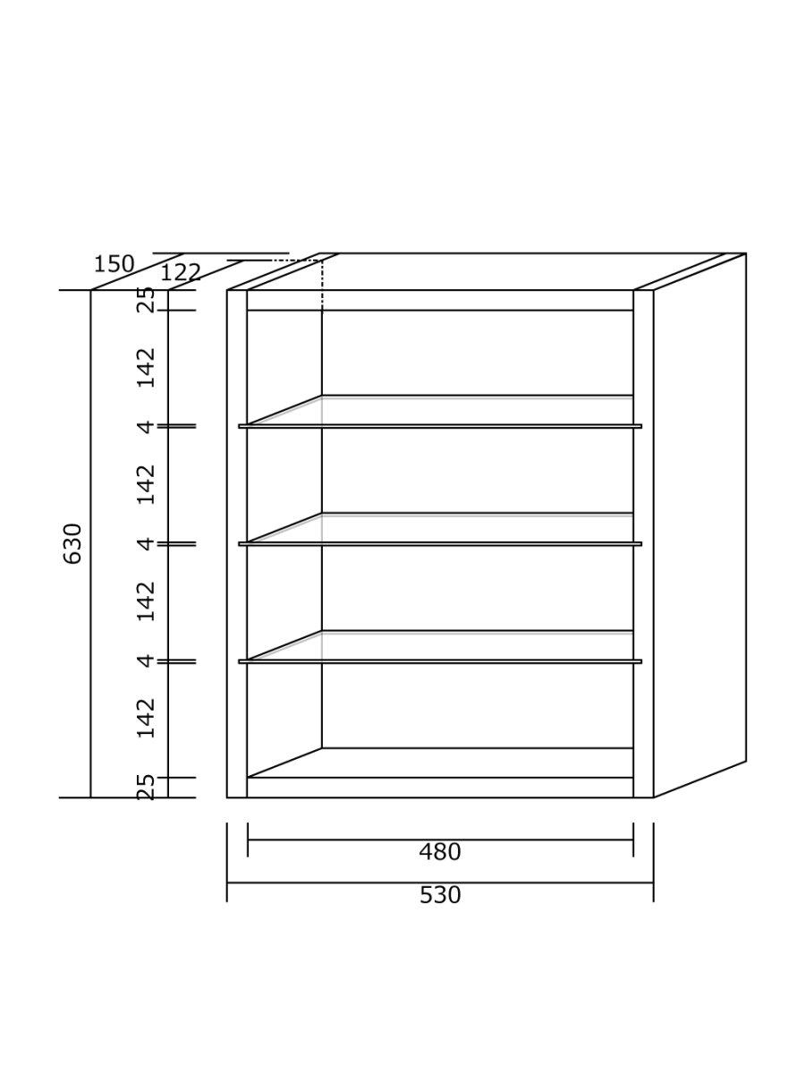 画像15: 送料無料≪ボックスミラー≫【ウォールBOXシェルフ・オーク/ミラー扉・WALL BOX SHELF MIRROR DOOR】 (15)