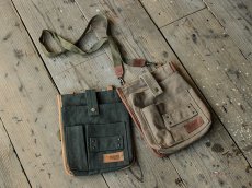 画像1: 送料無料≪バッグ≫【SQUARE TOOL BAG 2WAY ショルダーバッグ サコッシュ ウエストバッグ ベルトループ/2Color】 (1)