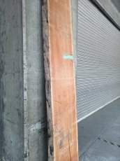 画像8: ≪未加工≫無垢一枚板 両耳 人乾材 ブラックチェリー W2545×D490~530×t55 (8)