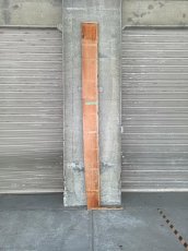 画像1: ≪未加工≫無垢一枚板 片耳 人乾材 ブラックチェリー W3045×D230~285×t55 (1)
