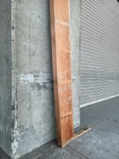 画像7: ≪未加工≫無垢一枚板 片耳 人乾材 ブラックチェリー W3045×D230~285×t55 (7)