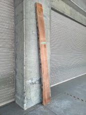 画像2: ≪未加工≫無垢一枚板 片耳 人乾材 ブラックチェリー W2790×D220~280×t55 (2)