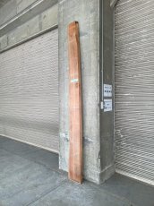画像3: ≪未加工≫無垢一枚板 片耳 人乾材 ブラックチェリー W2790×D220~280×t55 (3)