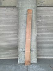 画像12: ≪未加工≫無垢一枚板 片耳 人乾材 ブラックチェリー W2790×D220~280×t55 (12)