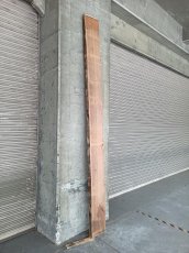 画像11: ≪未加工≫無垢一枚板 片耳 人乾材 ブラックチェリー W3055×D270~275×t55 (11)
