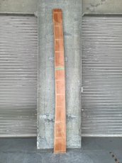 画像1: ≪未加工≫無垢一枚板 片耳 人乾材 ブラックチェリー W3070×D200~250×t55 (1)