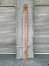 画像11: ≪未加工≫無垢一枚板 片耳 人乾材 ブラックチェリー W3070×D200~250×t55 (11)
