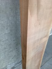 画像20: ≪未加工≫無垢一枚板 片耳 人乾材 ブラックチェリー W3070×D200~250×t55 (20)