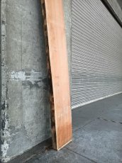 画像7: ≪未加工≫無垢一枚板 片耳 人乾材 ブラックチェリー W3070×D270~280×t55 (7)