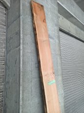 画像9: ≪未加工≫無垢一枚板 片耳 人乾材 ブラックチェリー W3070×D270~280×t55 (9)