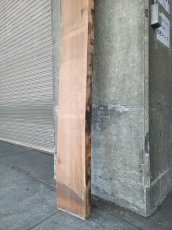 画像16: ≪未加工≫無垢一枚板 片耳 人乾材 ブラックチェリー W3070×D270~280×t55 (16)