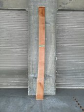 画像1: ≪未加工≫無垢一枚板 片耳 人乾材 ブラックチェリー W3070×D210~240×t55 (1)