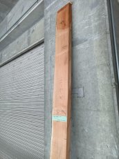 画像6: ≪未加工≫無垢一枚板 片耳 人乾材 ブラックチェリー W3070×D210~240×t55 (6)
