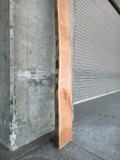 画像7: ≪未加工≫無垢一枚板 片耳 人乾材 ブラックチェリー W3070×D210~240×t55 (7)