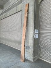 画像13: ≪未加工≫無垢一枚板 片耳 人乾材 ブラックチェリー W3070×D210~240×t55 (13)