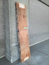 画像2: ≪未加工≫無垢一枚板 両耳 人乾材 ブラックチェリー W2255×D515~555×t55 (2)