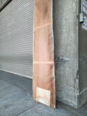 画像13: ≪未加工≫無垢一枚板 両耳 人乾材 ブラックチェリー W3335×D390~450×t55 (13)