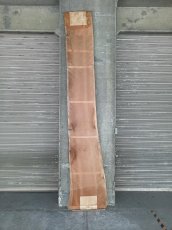 画像14: ≪未加工≫無垢一枚板 両耳 人乾材 ブラックチェリー W3035×D475~685×t55 (14)