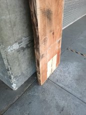 画像7: ≪未加工≫無垢一枚板 両耳 人乾材 ブラックチェリー W2740×D520~630×t55 (7)