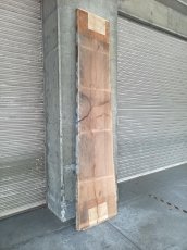 画像11: ≪未加工≫無垢一枚板 両耳 人乾材 ブラックチェリー W2740×D520~630×t55 (11)