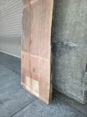 画像13: ≪未加工≫無垢一枚板 両耳 人乾材 ブラックチェリー W2740×D520~630×t55 (13)