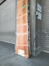 画像4: ≪未加工≫無垢一枚板 両耳 人乾材 ブラックチェリー W3140×D500~630×t55 (4)