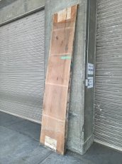 画像3: ≪未加工≫無垢一枚板 両耳 人乾材 ブラックチェリー W2650×D535~610×t65 (3)