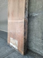 画像4: ≪未加工≫無垢一枚板 両耳 人乾材 ブラックチェリー W2650×D535~610×t65 (4)