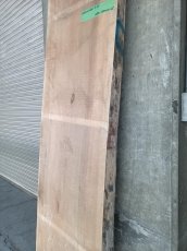 画像5: ≪未加工≫無垢一枚板 両耳 人乾材 ブラックチェリー W2650×D535~610×t65 (5)