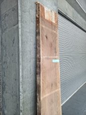画像9: ≪未加工≫無垢一枚板 両耳 人乾材 ブラックチェリー W2650×D535~610×t65 (9)