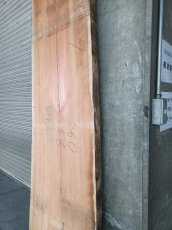 画像14: ≪未加工≫無垢一枚板 両耳 人乾材 ブラックチェリー W2650×D535~610×t65 (14)