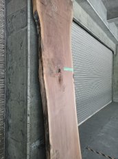 画像8: ≪未加工≫無垢一枚板  ウォールナット W3050×D780~970×t65 (8)