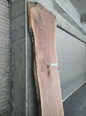 画像9: ≪未加工≫無垢一枚板  ウォールナット W3050×D780~970×t65 (9)
