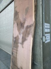 画像18: ≪未加工≫無垢一枚板  ウォールナット W3050×D780~970×t65 (18)