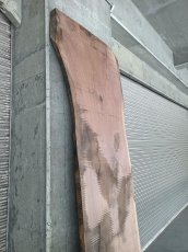 画像22: ≪未加工≫無垢一枚板  ウォールナット W3050×D780~970×t65 (22)