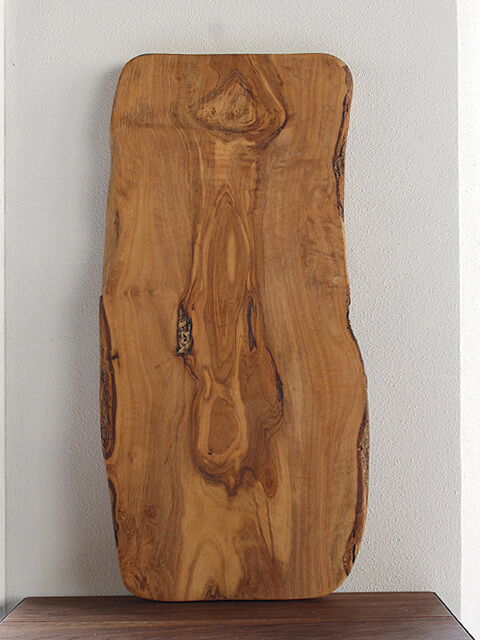 大きな,オリーブ,カッティングボード,木製,まな板
