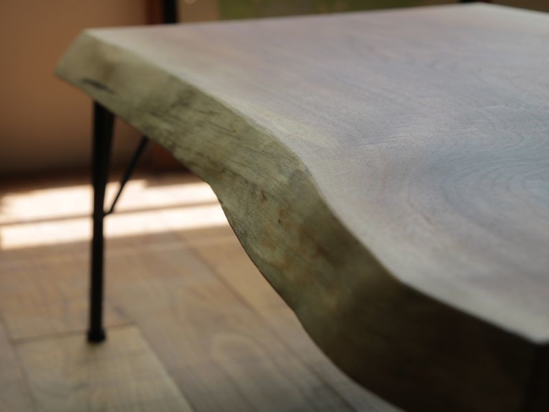 ≪SOLD OUT≫ローテーブル 無垢一枚板 ウォールナット 1100mm 